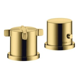 hansgrohe Fertigset Axor Citterio E 2-L-BW-Rand-Arm., m Thermostat, pol. gol opt