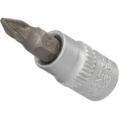 Brilliant Tools 1/4 Zoll PZ Kreuzschlitz Bit-Stecknuss, PZ1