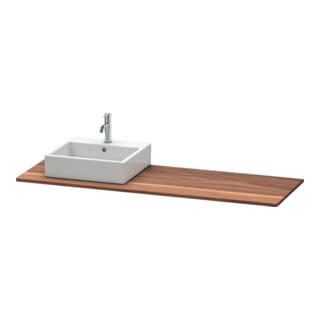 Duravit Massivholzkonsole XSquare 160x55x2cm, m 1 AS, B li, Amerik. Nussb