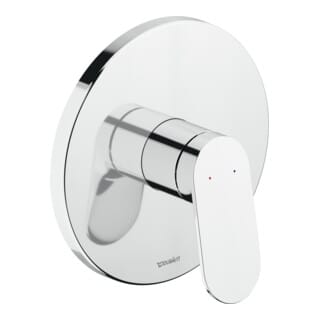 Duravit Fertigmontageset Wave UP-Brause-Einhebelmischer, chrom