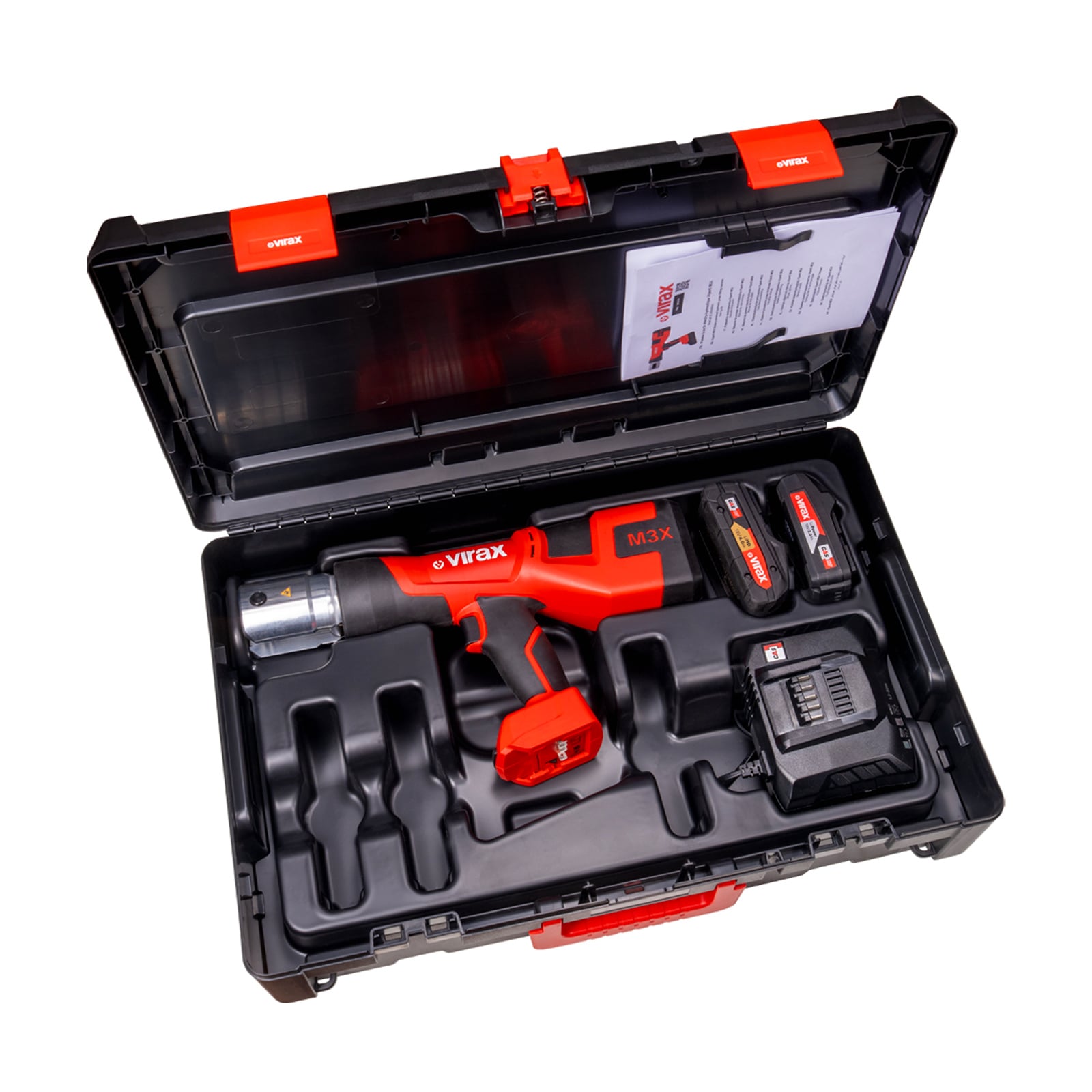 Virax Akku-pressmaschine M3x 32kn + 1x 4 Ah + 1x 2ah + Ladegerät Cas - 253212