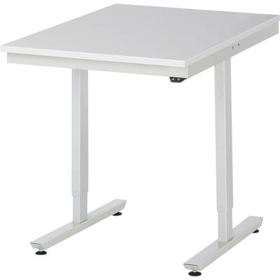 RAU Arbeitstisch adlatus 150 elektrisch höhenverstellbar Arbeitsplatte mit Melaminharzbeschichtung 750 mm x 1000 mm