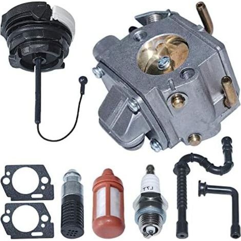 Vergaser Für Stihl Kettensägen 021, 023, 025, Ms210, Ms230 Und Ms250 – Komplettset Mit Luftfilter, Zündkerze Und Schläuchen – Ersetzt Walbro Wt-286