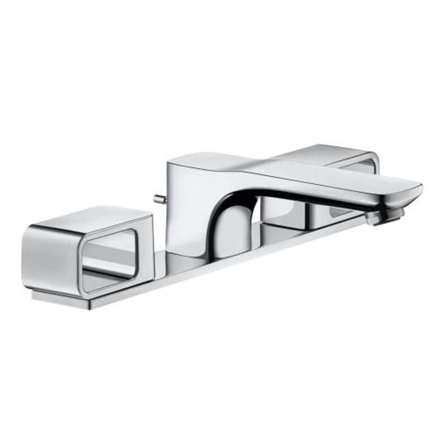 hansgrohe 3-Loch-Waschtischarmatur 50 Axor Urquiola Ausl. 180mm, m Zugst.Abl.Gar., Pl., chr