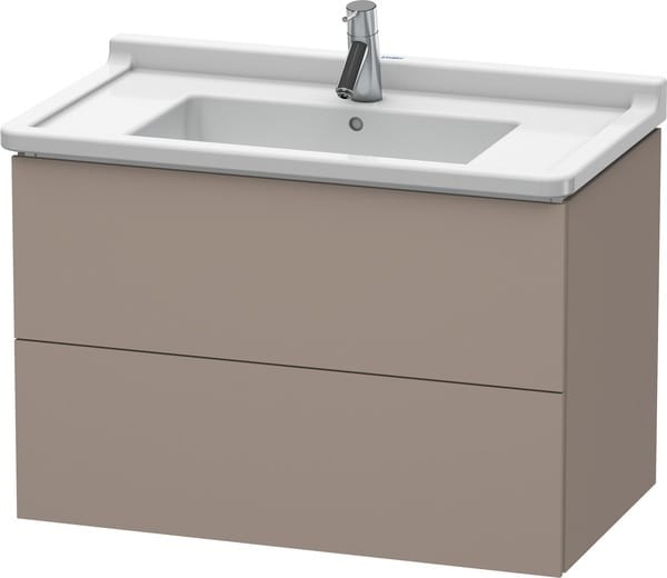 Duravit Waschtischunterschrank L-Cube 82x46,9cm, bas. ma, 2 Schub., wandhängend
