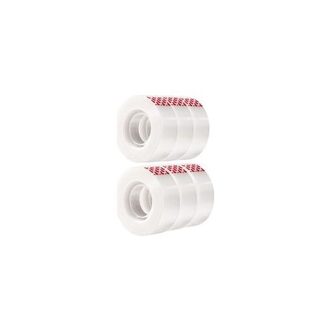 Unsichtbares Klebeband 1,8 Cm × 26 M – Packung Mit 6 Hochfesten, Transparenten Rollen Für Heimwerker- Und Büroanwendungen