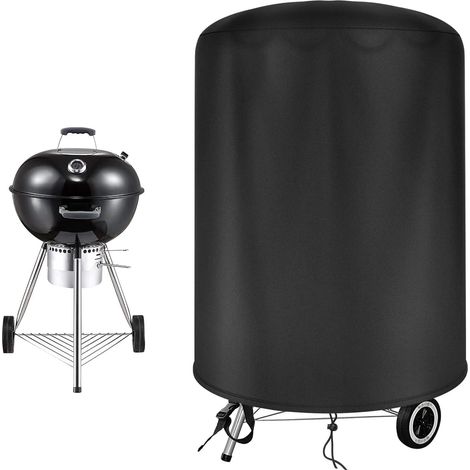 Weber Grillabdeckung 57 Cm, Weber Outdoor-abdeckung 57 Cm, Runde Abdeckung 500d Oxford Wasserdicht (ø 71 X 68 Cm)
