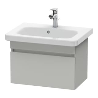 Duravit Waschtischunterschrank Com DuraStyle 58x36,8cm, betongrau matt, 1 Auszug