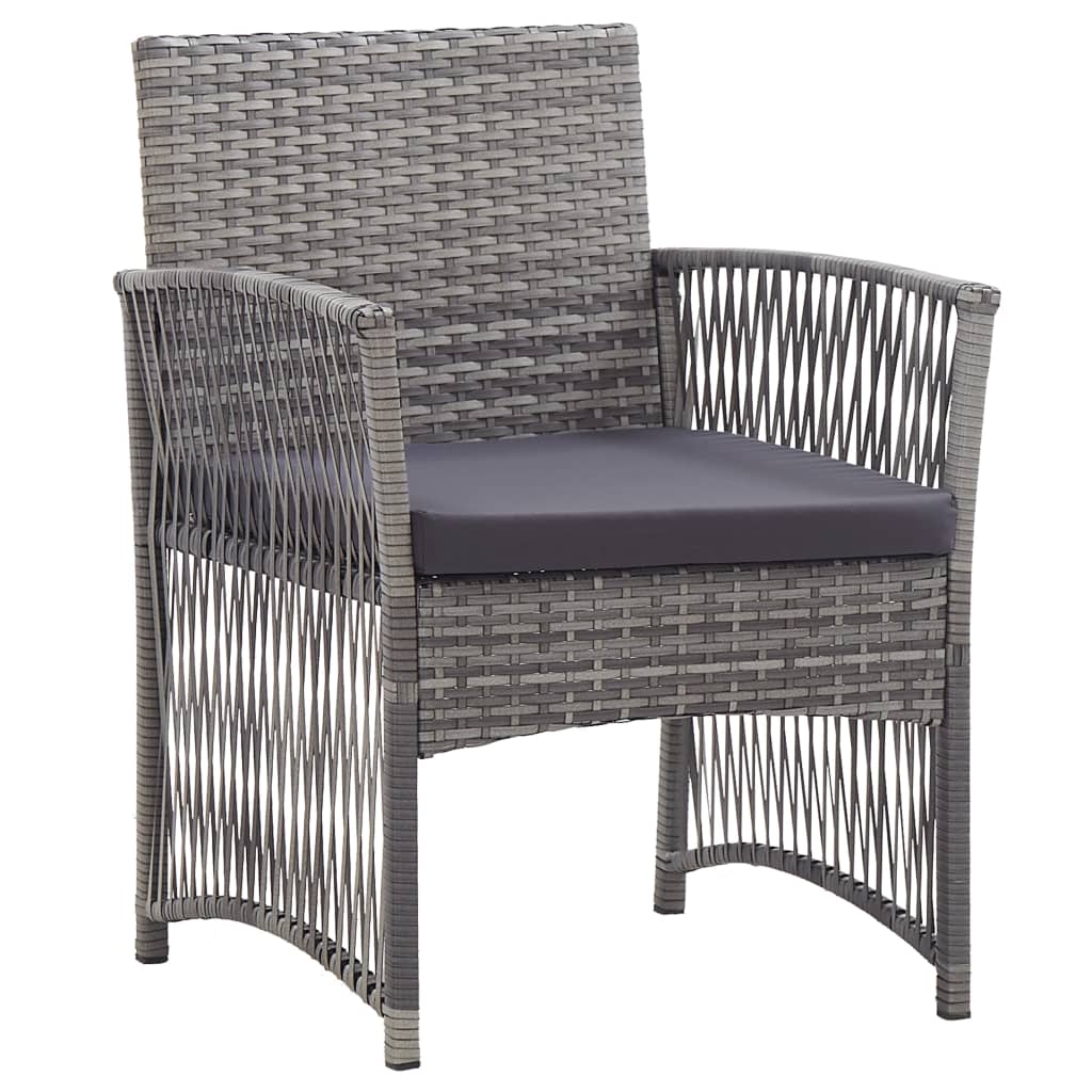 Maison Exclusive - Gartensessel Mit Sitzkissen 2 Stk. Anthrazit P