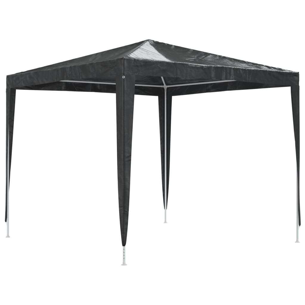 Maison Exclusive - Profi-partyzelt 2,5×2,5 M Anthrazit 90 G/m²