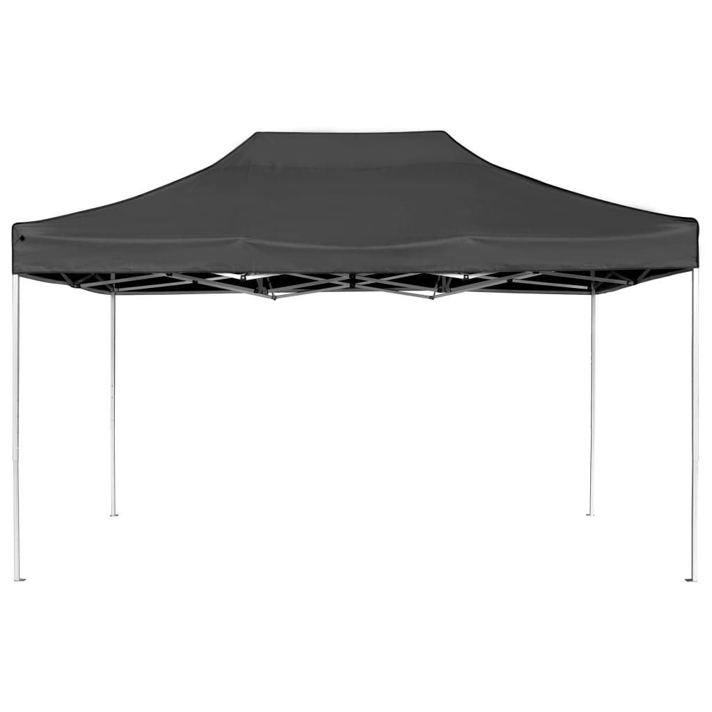 Maison Exclusive - Profi-partyzelt Faltbar Aluminium 4,5x3 M Anth