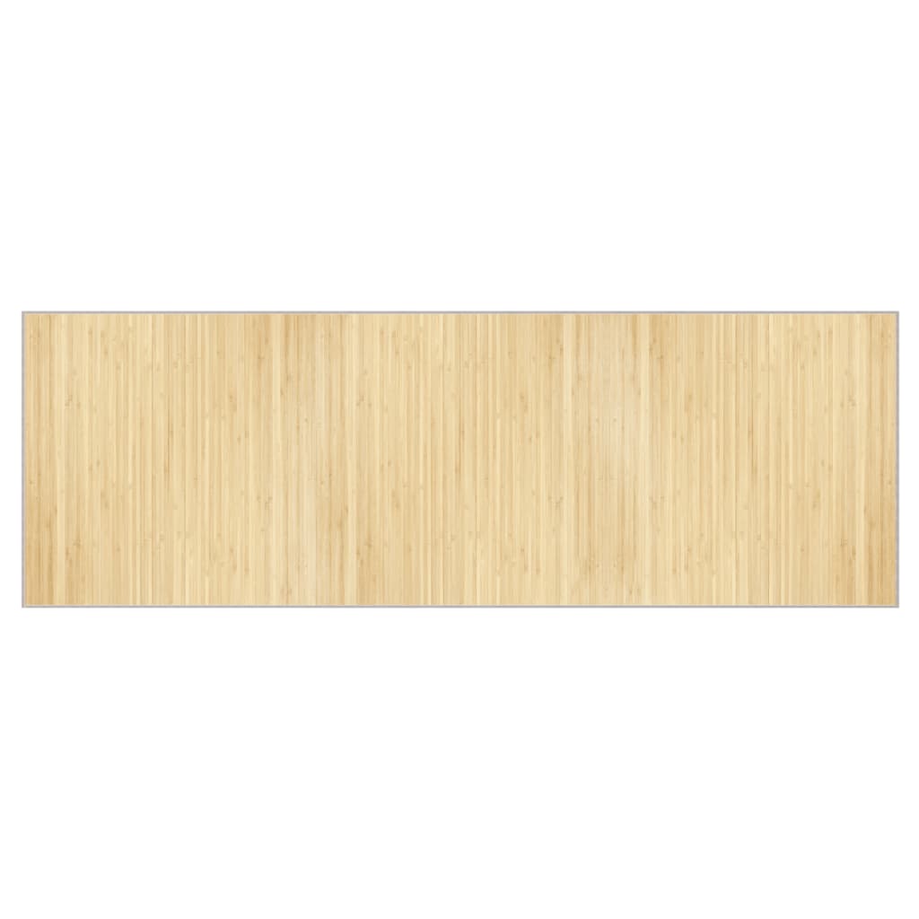 Maison Exclusive - Teppich Rechteckig Hell Natur 100x300 Cm Bambu