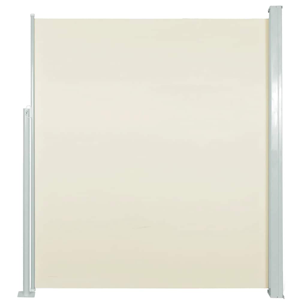 Maison Exclusive - Ausziehbare Seitenmarkise 140×514 Cm Creme