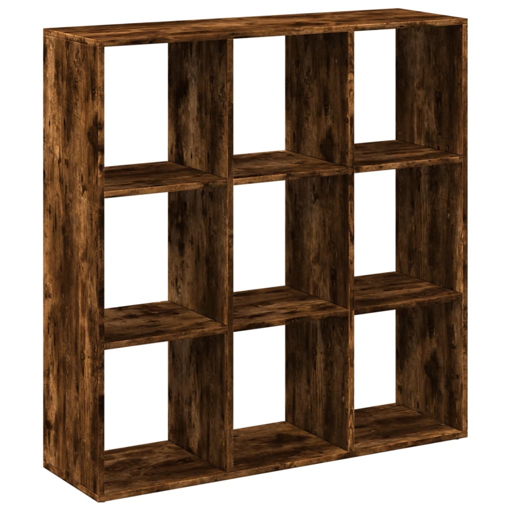 Maison Exclusive - Raumteiler-bücherregal Räuchereiche 102x29x103