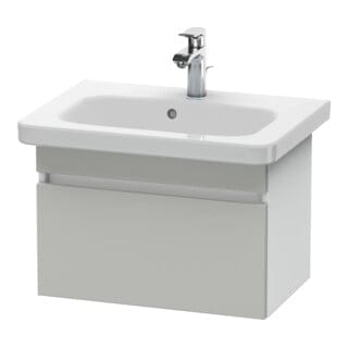 Duravit Waschtischunterschrank Com DuraStyle 58x36,8cm, betongrau/weiß matt, 1 Auszug