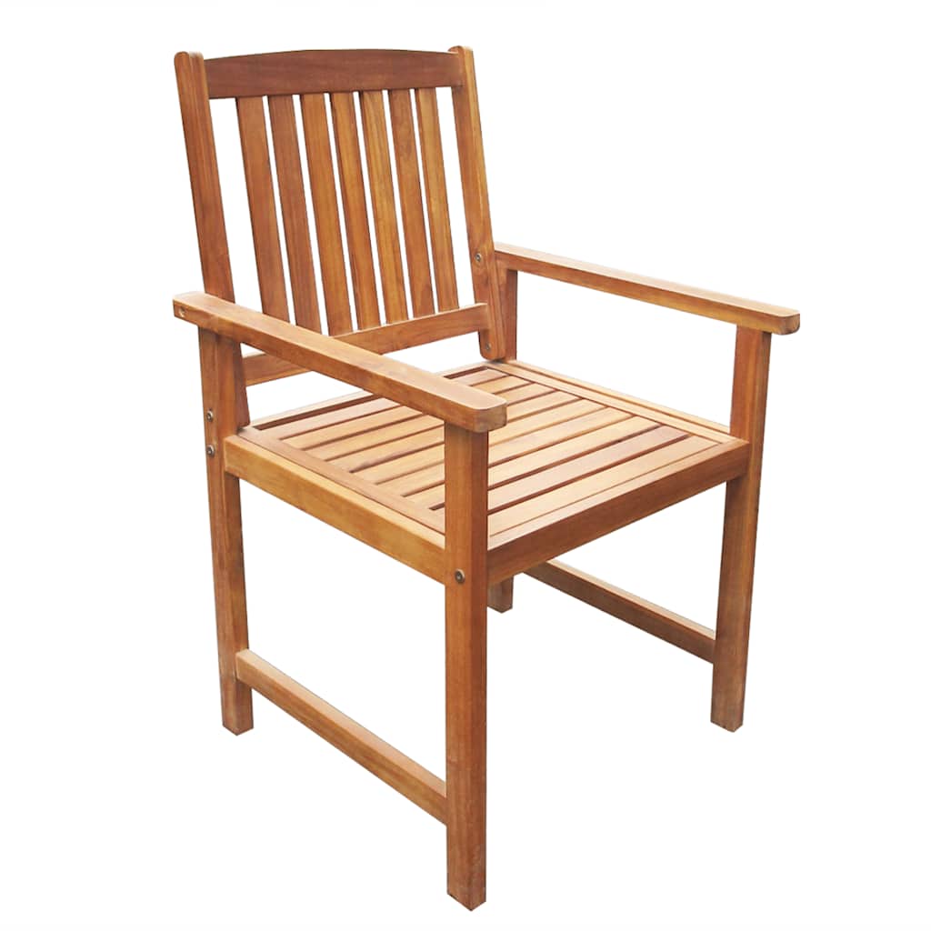 Maison Exclusive - Gartenstühle 2 Stk. Massivholz Akazie Braun