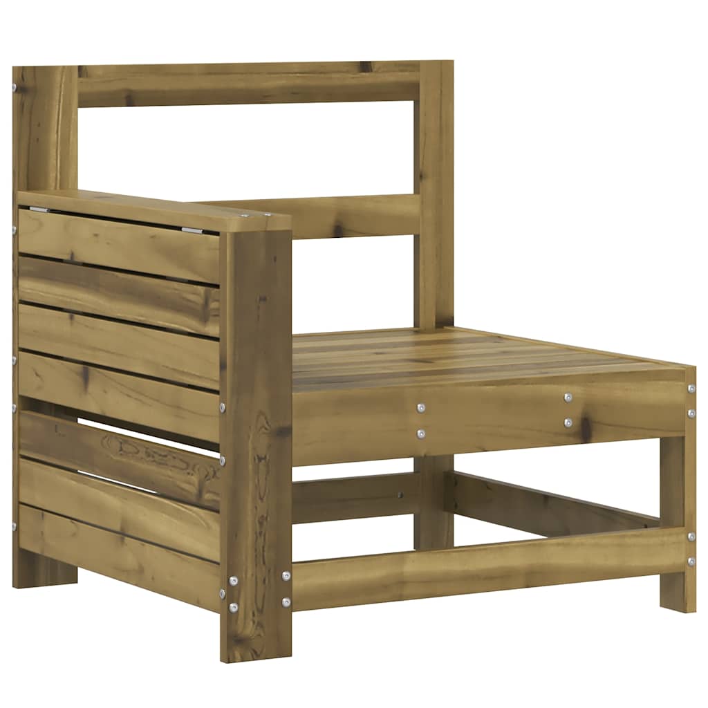 Maison Exclusive - Gartensofa Mit Armlehne Und Beistelltisch Kief