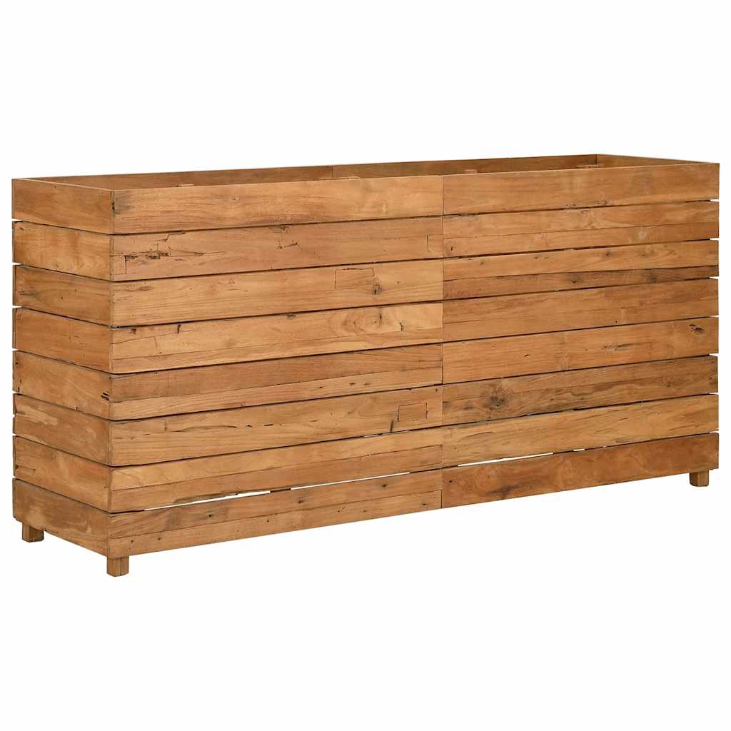 Maison Exclusive - Hochbeet 150x40x72 Cm Teak Altholz Und Stahl