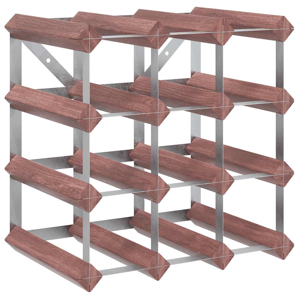 Maison Exclusive - Weinregal Für 12 Flaschen Braun Massivholz Kie