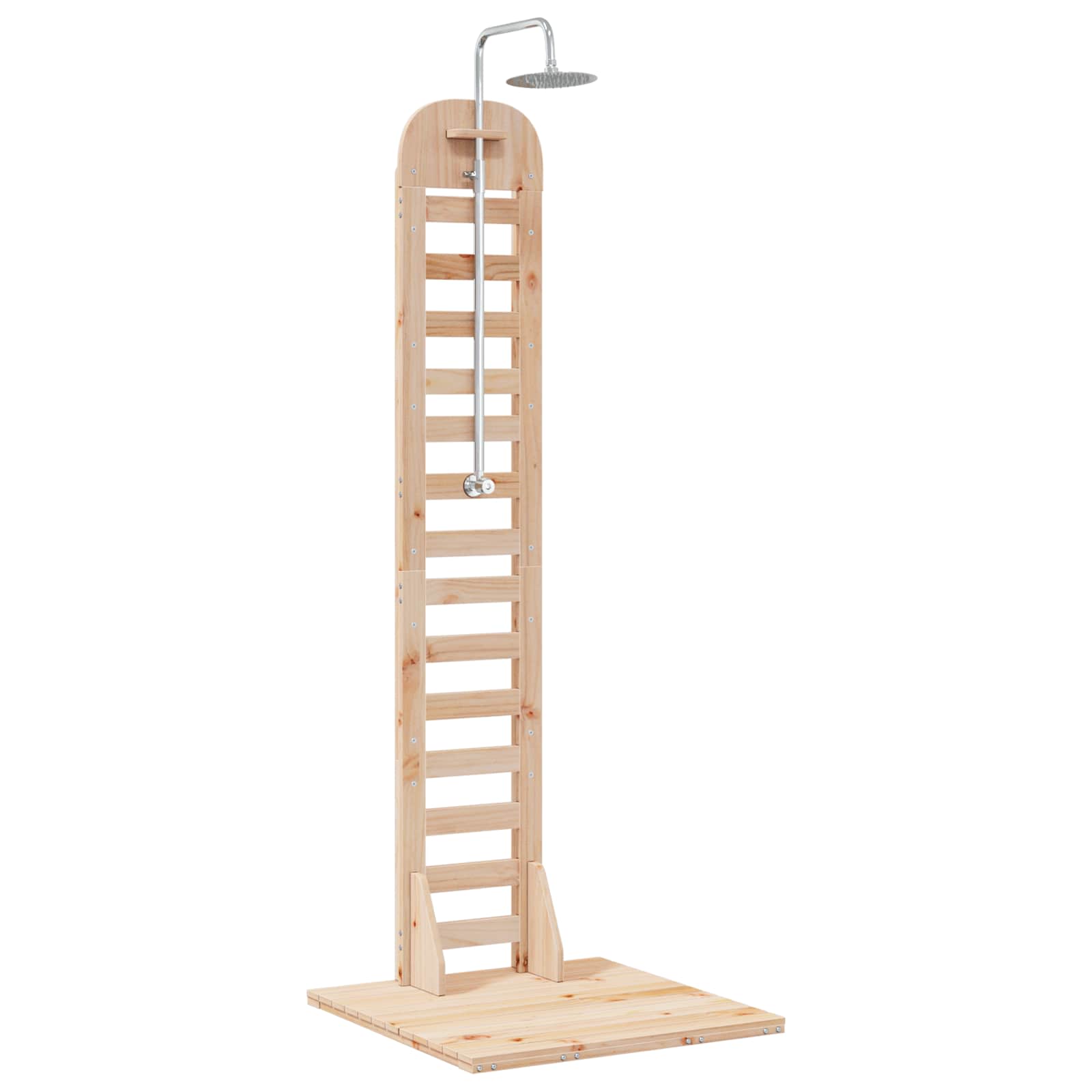 Maison Exclusive - Gartendusche 223 Cm Massivholz Kiefer Und Edel