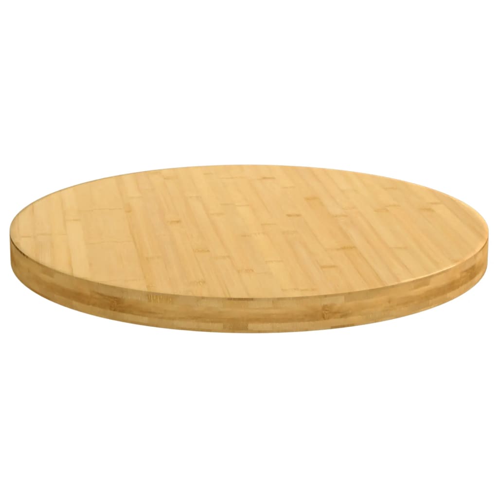 Maison Exclusive - Tischplatte Ø70x4 Cm Bambus