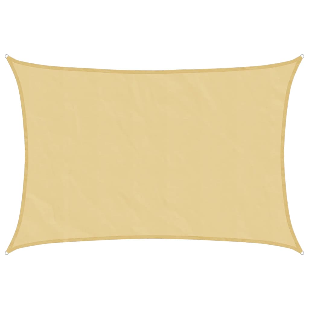 Maison Exclusive - Sonnensegel Sandfarbe 4,5x3,5 M 100% Polyester