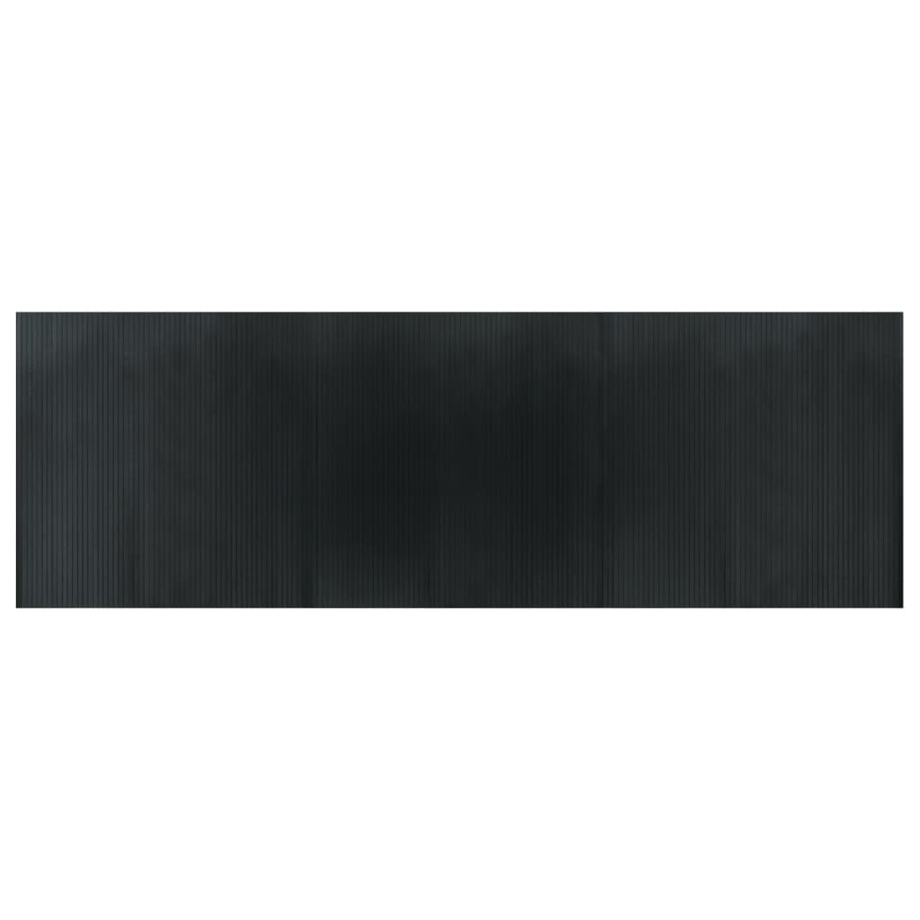Maison Exclusive - Teppich Rechteckig Grau 100x300 Cm Bambus