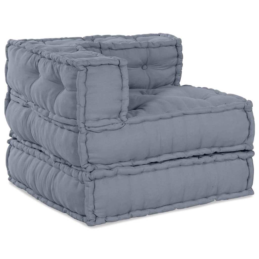 Maison Exclusive - Modulare Sofagarnitur Stoff Grau 210 X 70 X 56