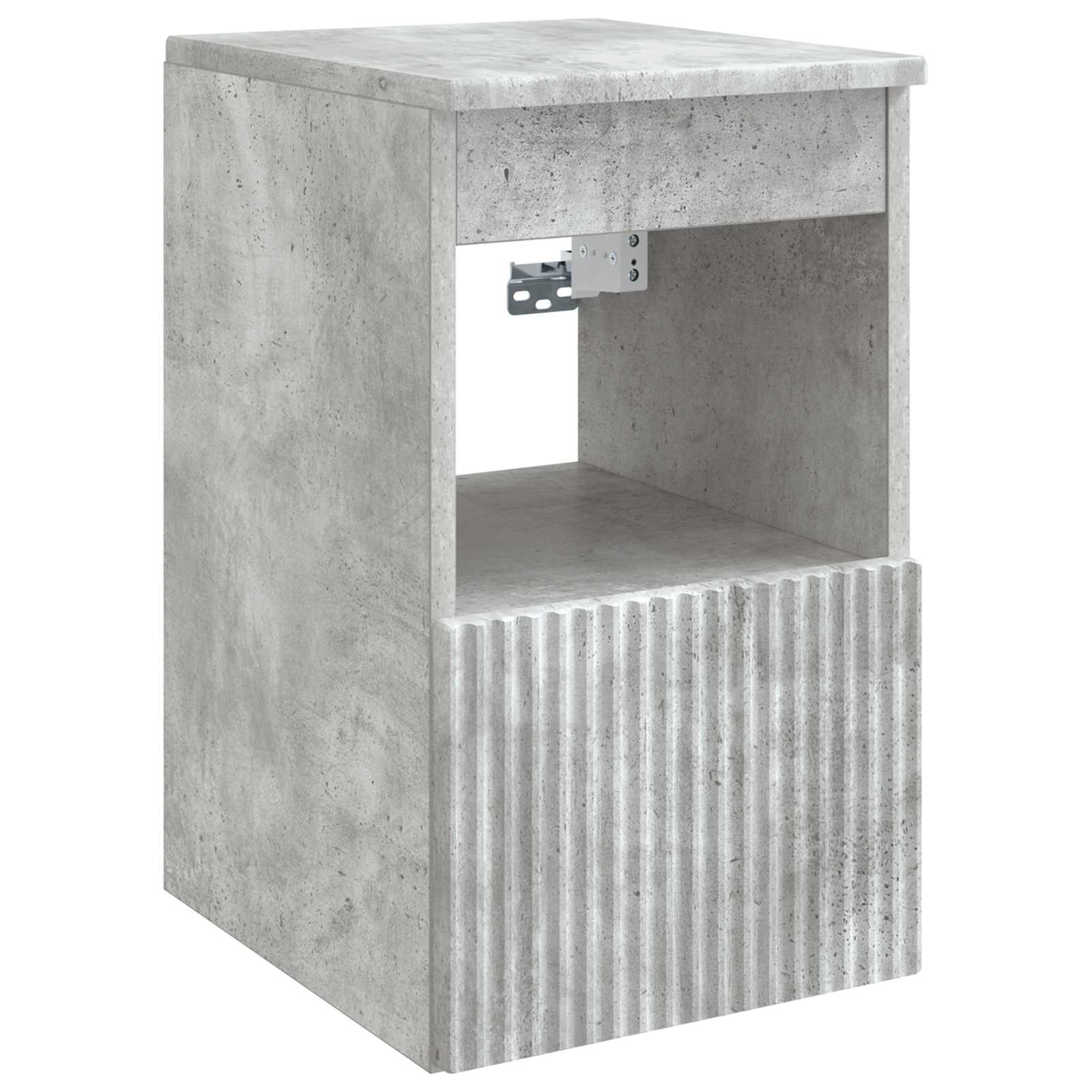 Maison Exclusive - Badezimmerschrank Betongrau 30 X 44,5 X 50 Cm
