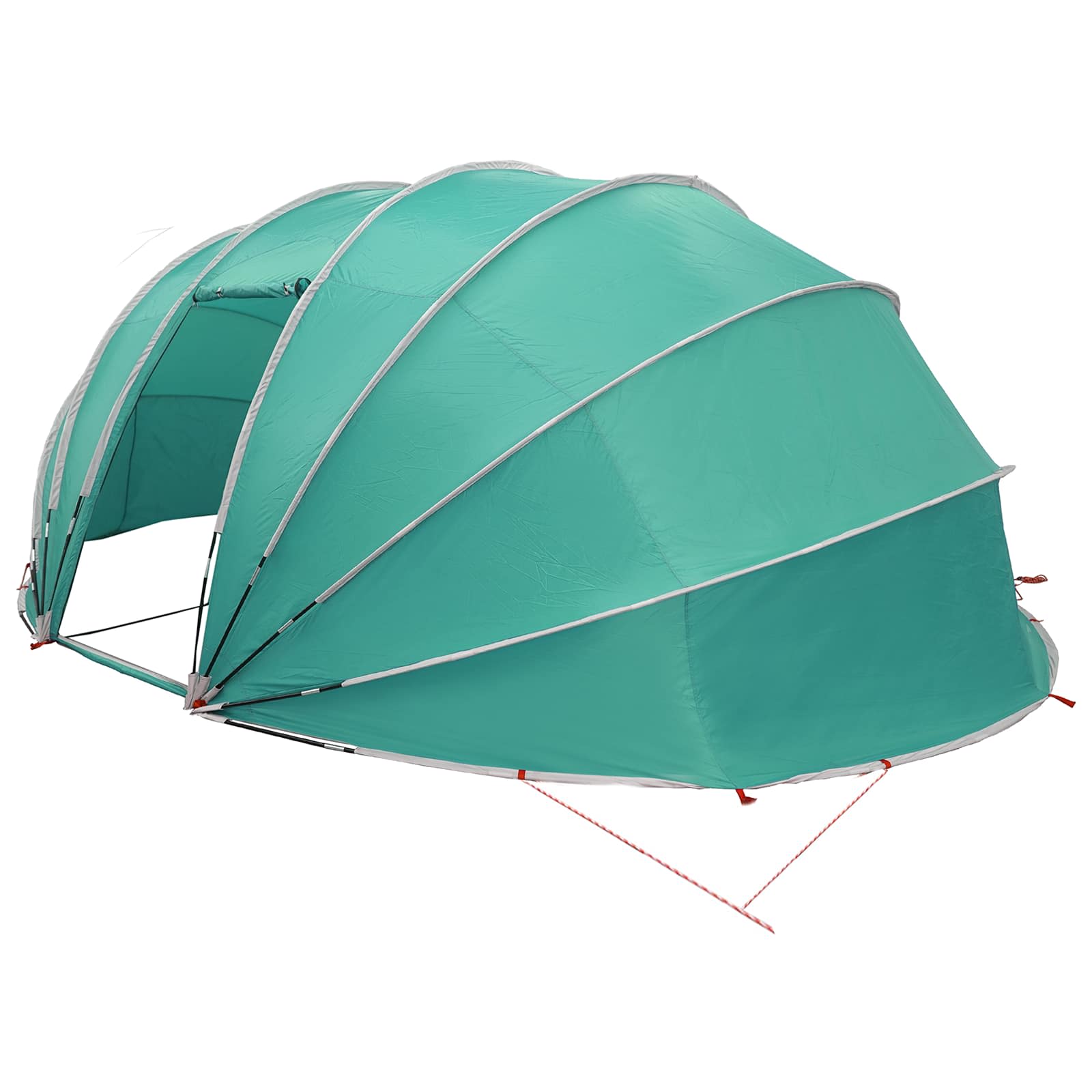 Maison Exclusive - Poolzelt Kuppel 538 X 440 X 204 Cm Meergrün