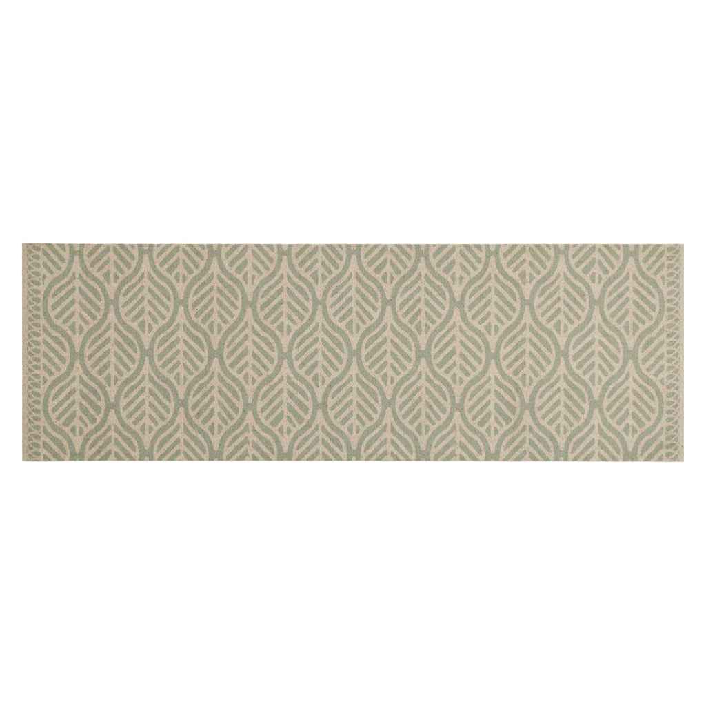 Maison Exclusive - Küchenteppich Waschbar Blätter 60x180 Cm Samt