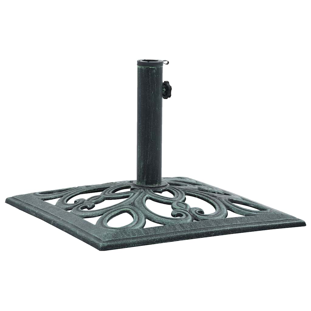 Maison Exclusive - Sonnenschirmständer Grün 12 Kg 49 Cm Gusseisen