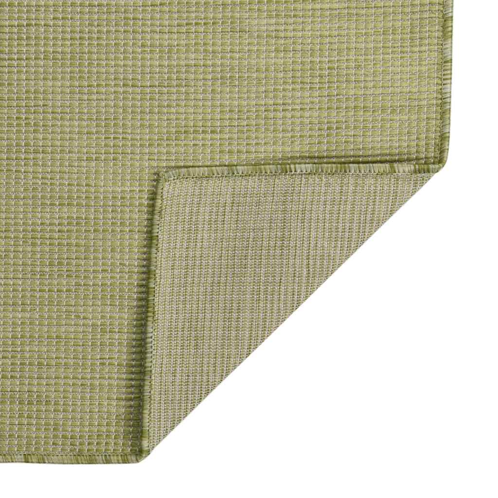 Maison Exclusive - Outdoor-teppich Flachgewebe 140x200 Cm Grün