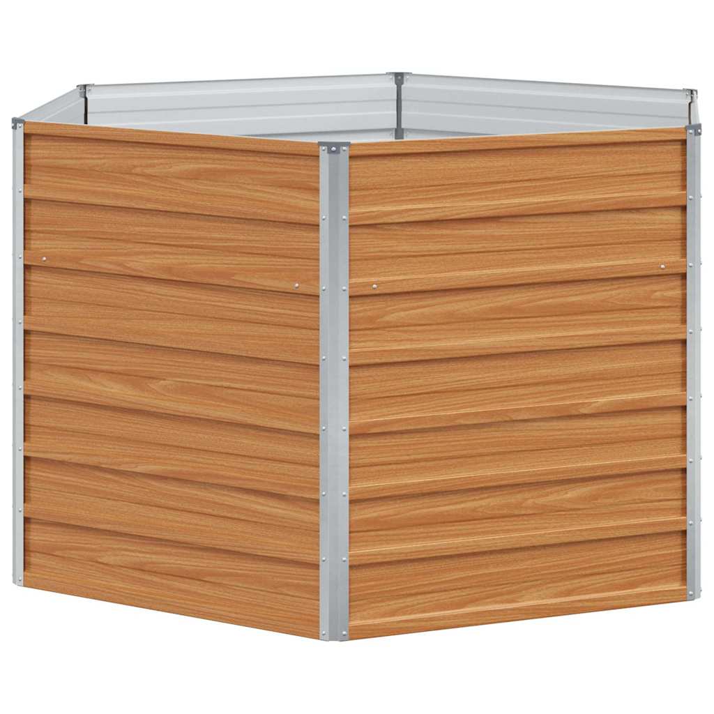 Maison Exclusive - Hochbeet Im Garten Hellbraun 129 X 129 X 77 Cm