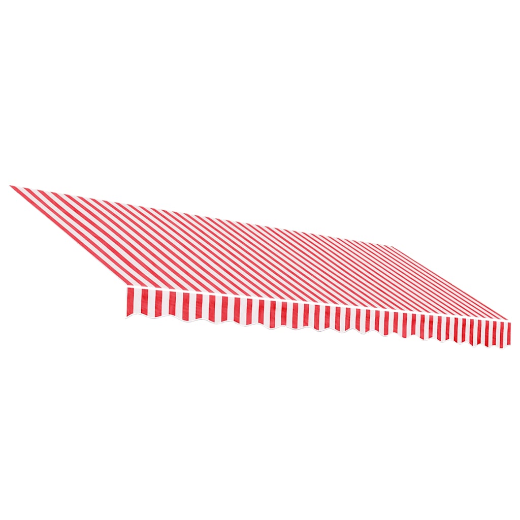 Maison Exclusive - Ersatzstoff Für Markise Rot Und Weiß 400x350 C