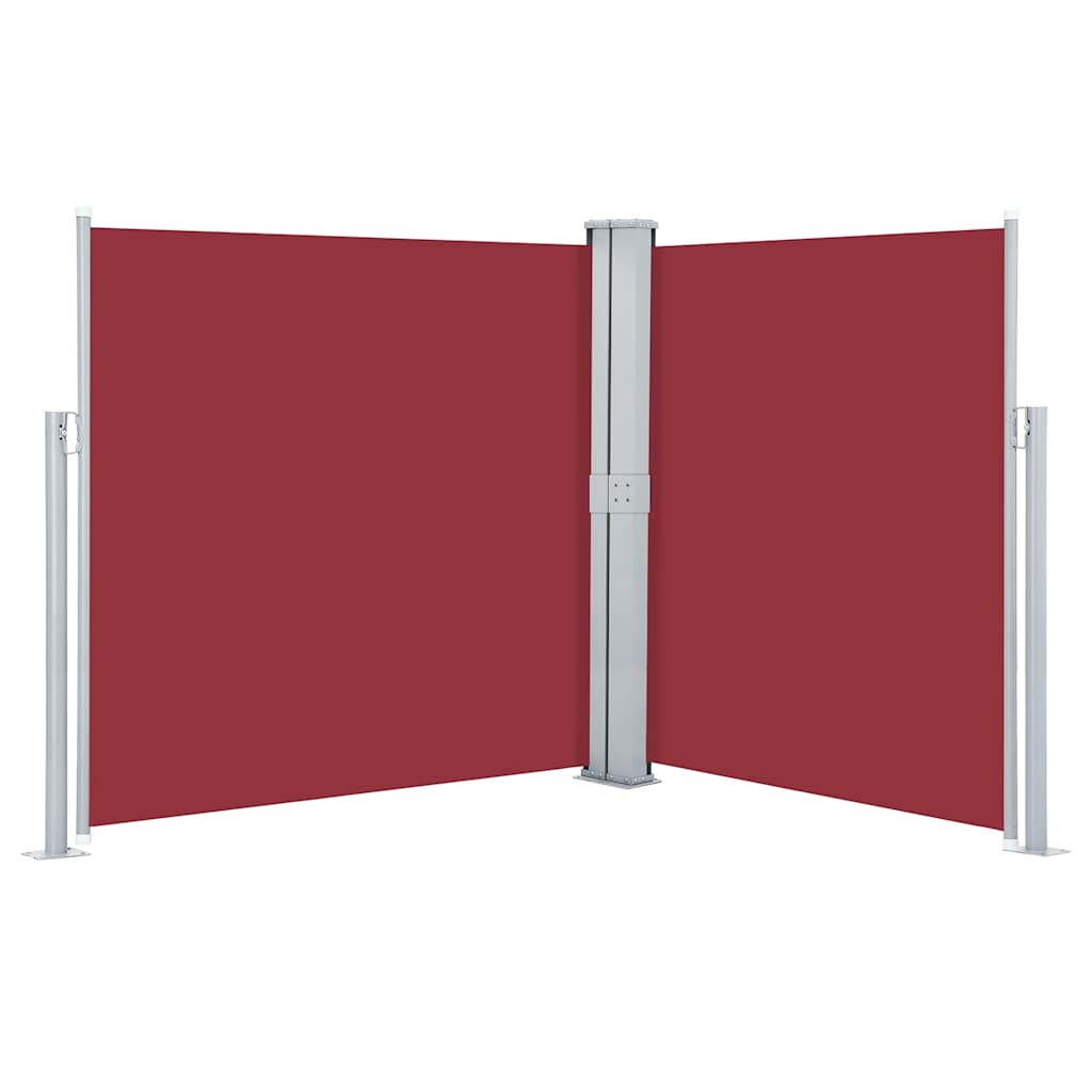 Maison Exclusive - Ausziehbare Seitenmarkise Rot 140 X 600 Cm