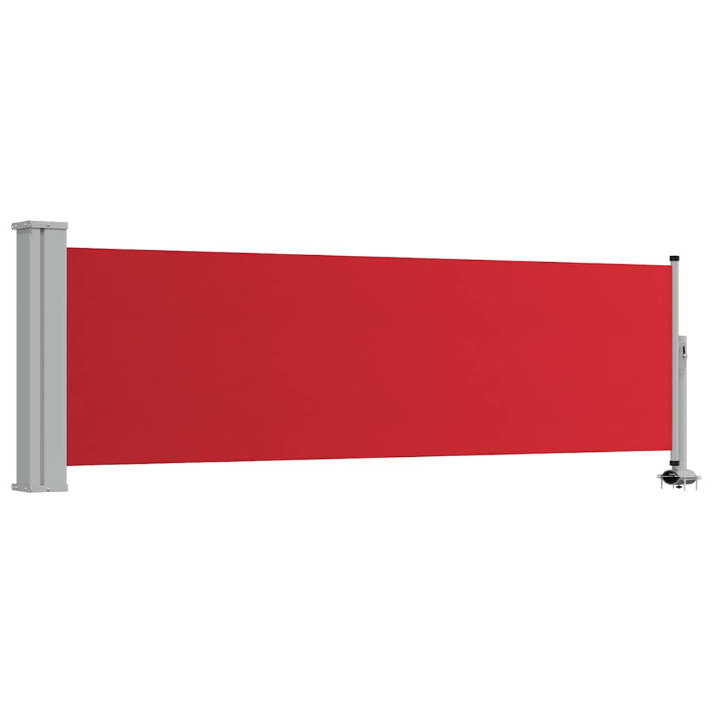 Maison Exclusive - Ausziehbare Seitenmarkise 80×300 Cm Rot