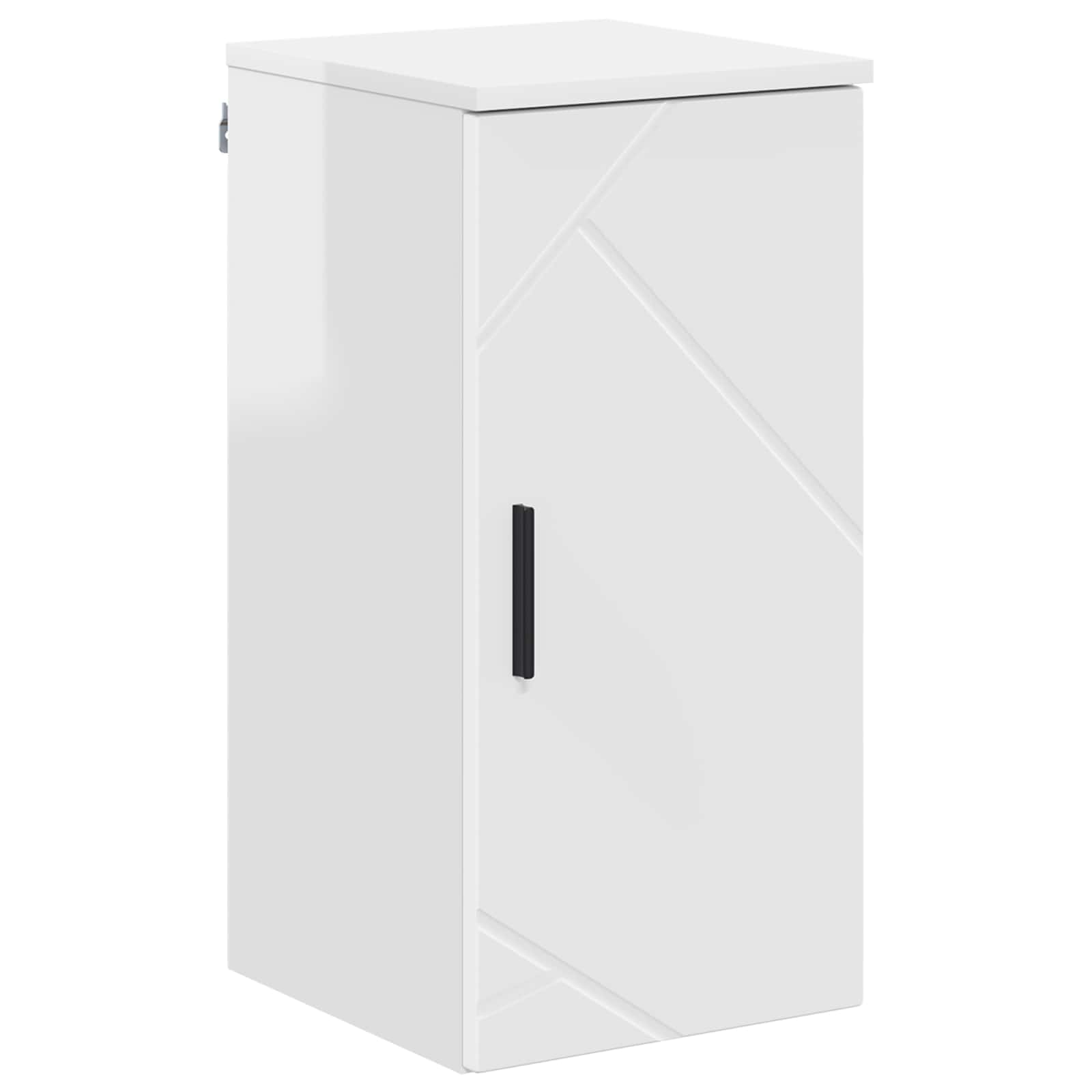 Maison Exclusive - Badezimmerschrank Hochglanz Weiß 30 X 31,5 X 6