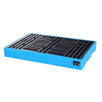 Bauer Südlohn GREEN-LINE PE-Bodenschutzwanne BWP-PE 150, aus robustem Polyethylen, Blau