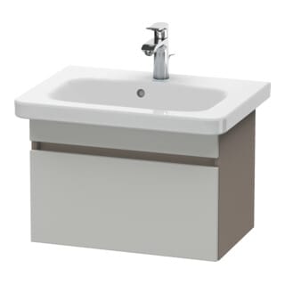 Duravit Waschtischunterschrank Com DuraStyle 58x36,8cm, betongr/basalt matt, 1 Auszug