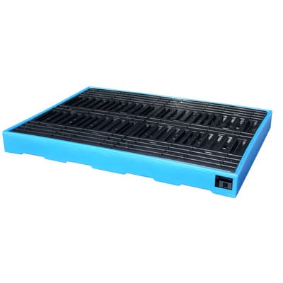 Bauer Südlohn GREEN-LINE PE-Bodenschutzwanne BWP-PE 300, aus robustem Polyethylen, Blau
