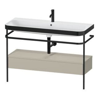 Duravit Möbelwaschtisch-Kombi Happy D.2 Plus 117,5x49cm, m Konso, 1 Lad, 1 HL, T m