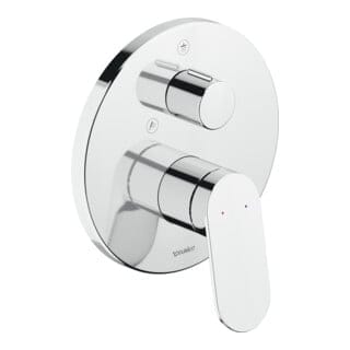 Duravit Fertigmontageset Wave UP-Brause-Einhebelmischer, Umstellventil, chrom