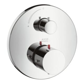 hansgrohe Fertigmontageset Axor Starck UP-Thermostat, mit Absperrventil, chrom