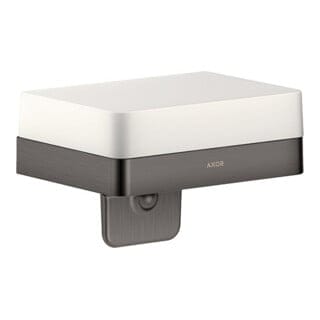 hansgrohe Lotionspender Axor universal mit Ablage, Glas, brushed black chrome
