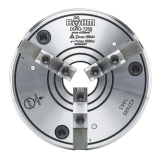 RÖHM DURO-T 125, KK 4, ISO702 2, Camlock, Grundbacken