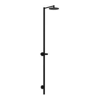 hansgrohe Nature Duschsäule Axor Starck m Kopfbrause, ohne Handbrause, mattschwarz