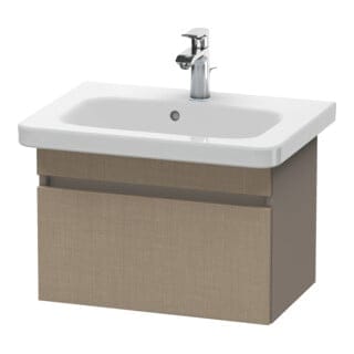 Duravit Waschtischunterschrank Com DuraStyle 58x36,8cm, leinen/basalt matt, 1 Auszug