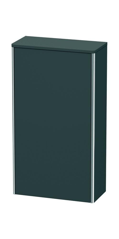 Duravit Halbhochschrank XSquare 50x23,6x89,6cm, Tür links, Graphit matt