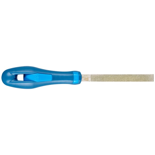 PFERD TOOLS Diamant-Werkstattfeile flachstumpf 100mm D151 (mittel) für harte Werkstoffe